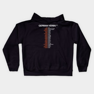 German Verbs 101 - German Language Kids Hoodie